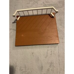 Vtg Little Tikes Dollhouse Blue Roof  REPLACEMENT Deck Porch Floor Railing  Part